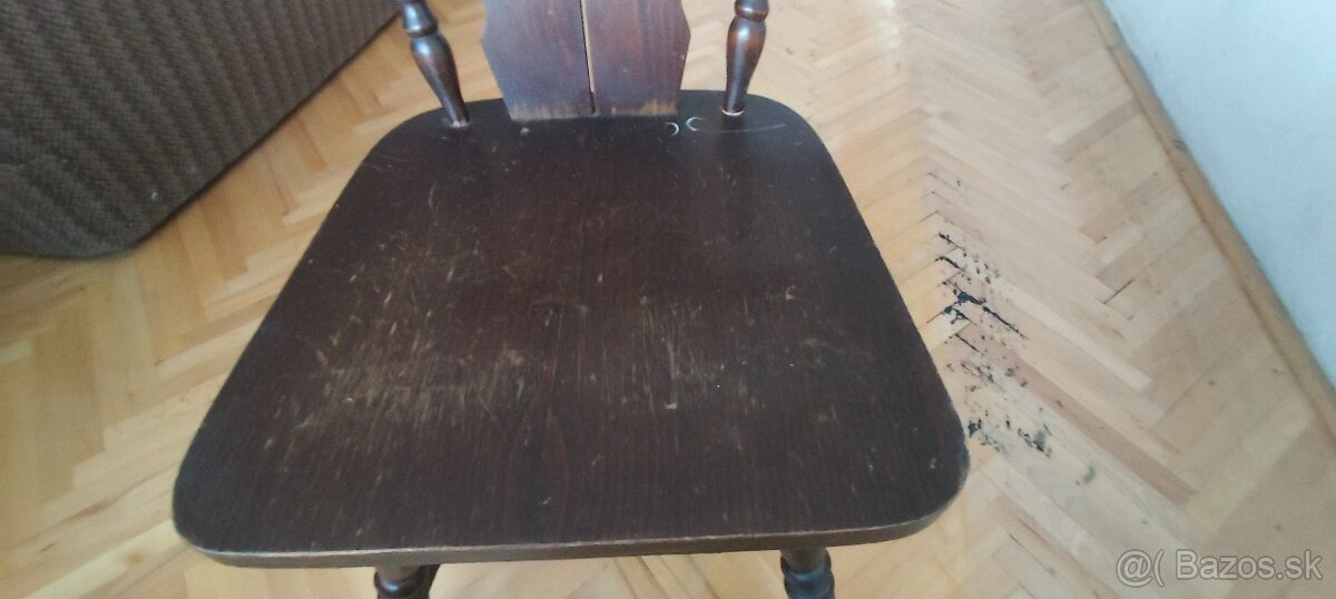 Drevené stoličky 4ks - 5