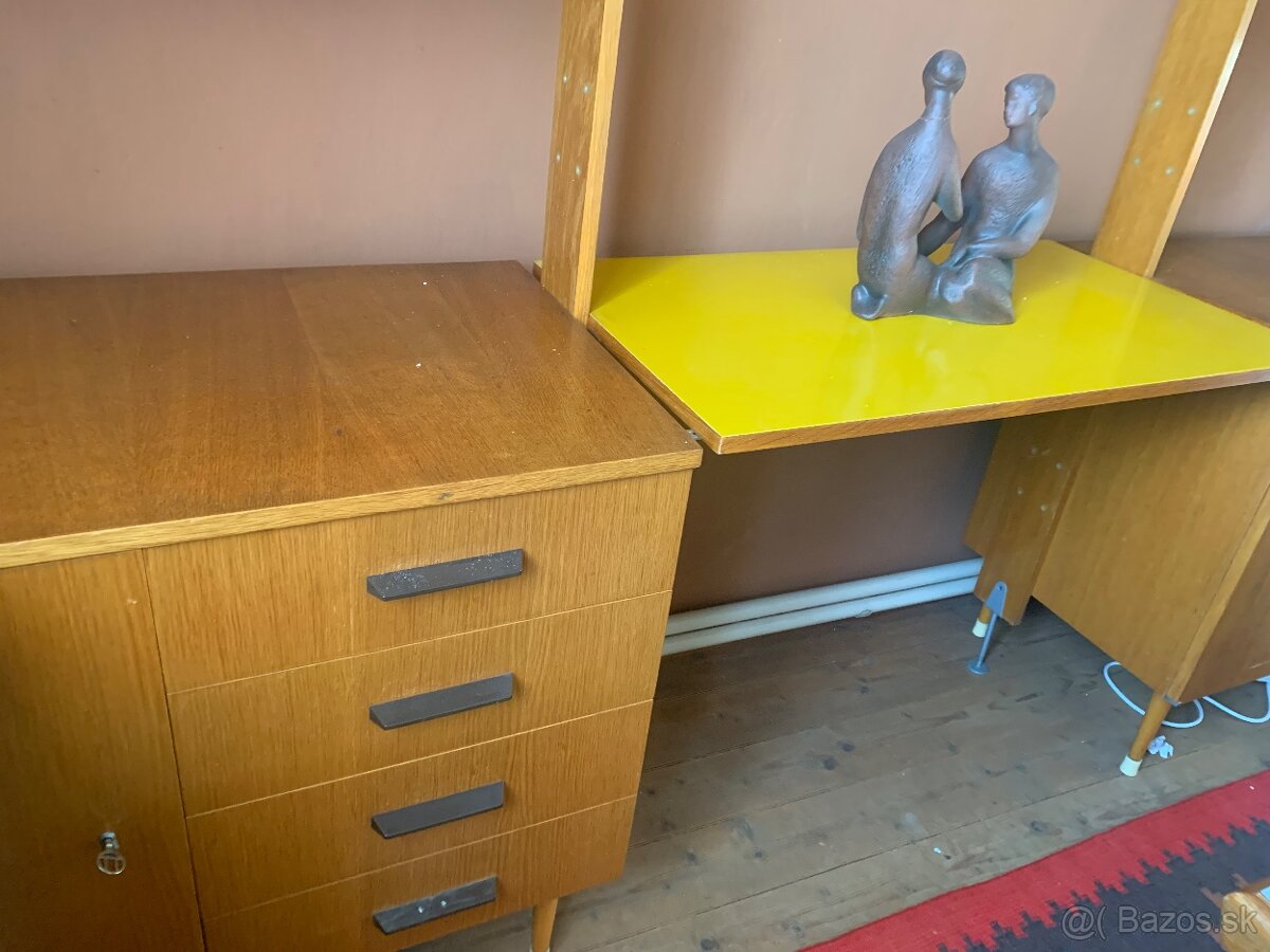 Obývacia stena +kniznica - 5