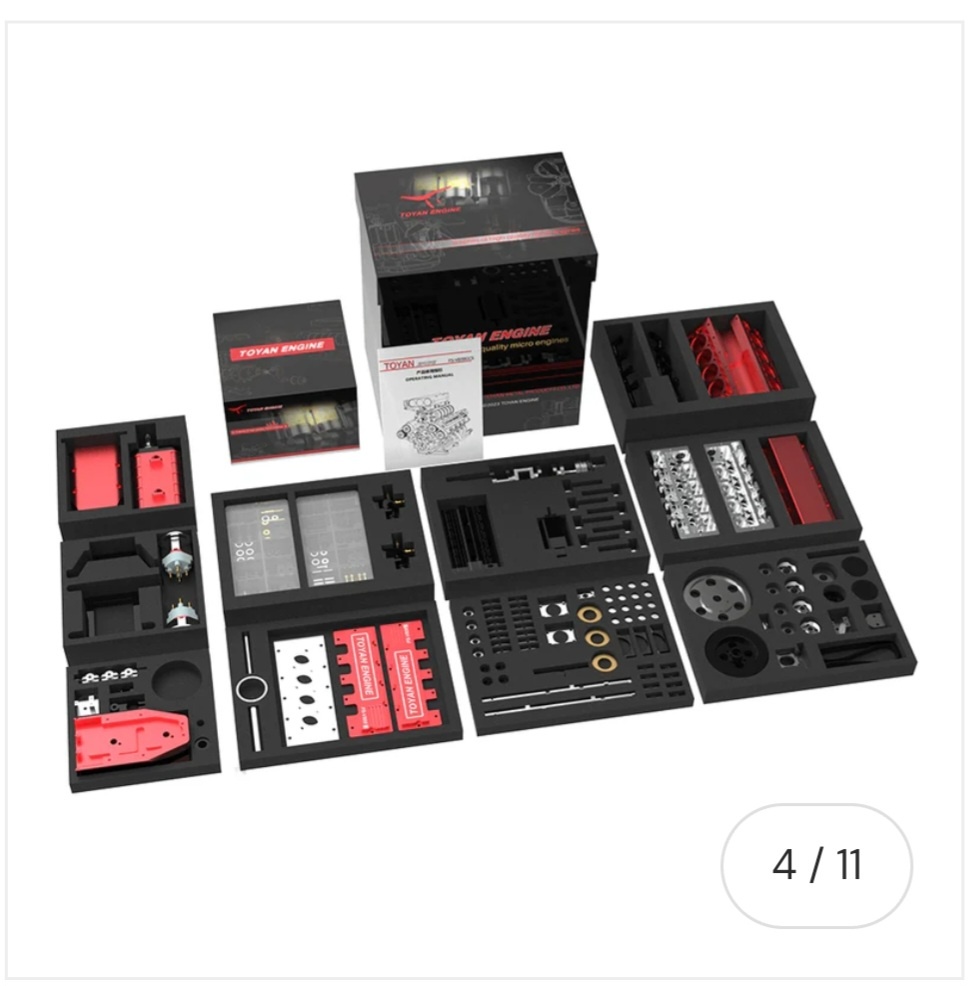 Toyan V8 FS-V800 – modelársky motor - 5