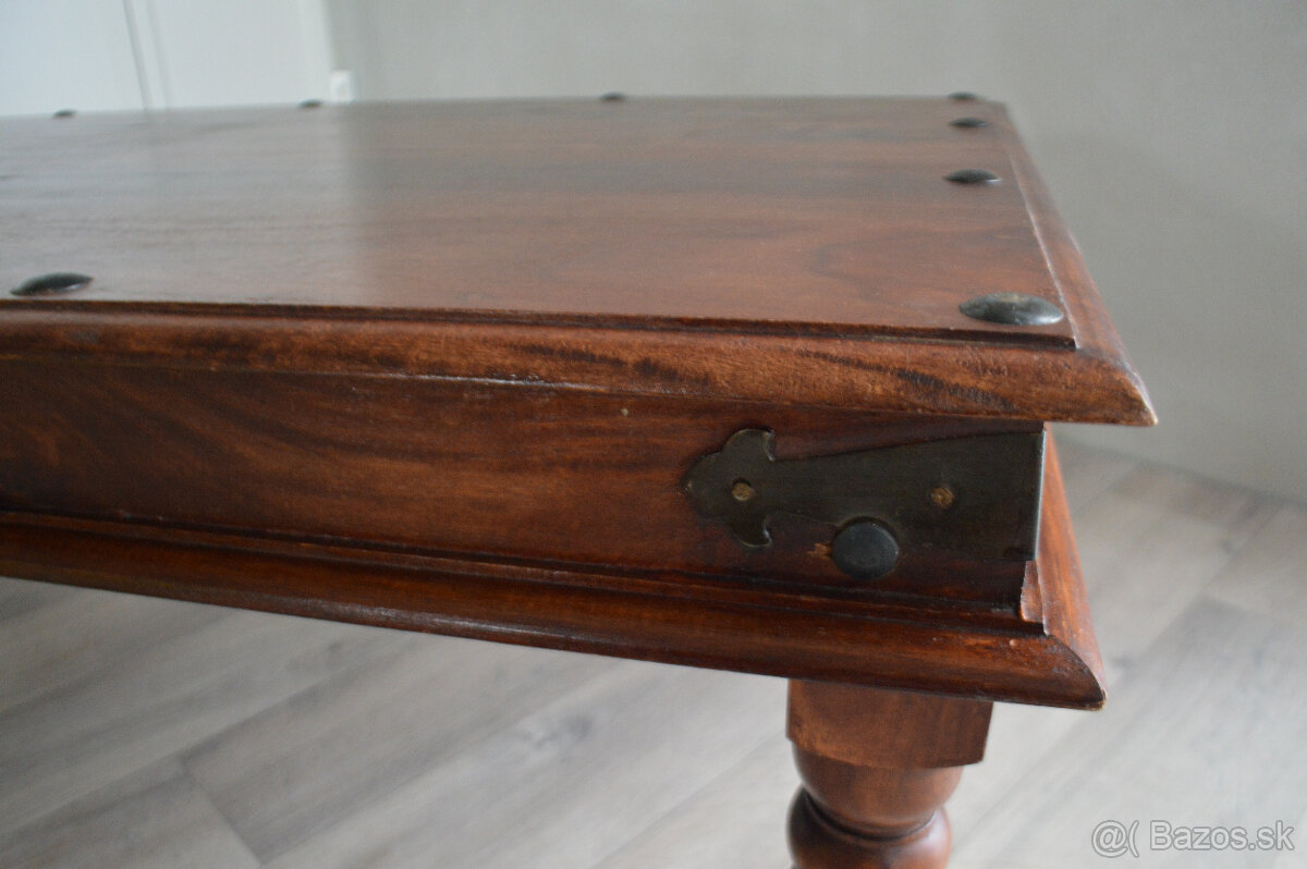 Konferenčný stôl z masívu - palisander - 5