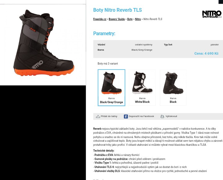 NITRO Reverb snb topanky 42 - 5