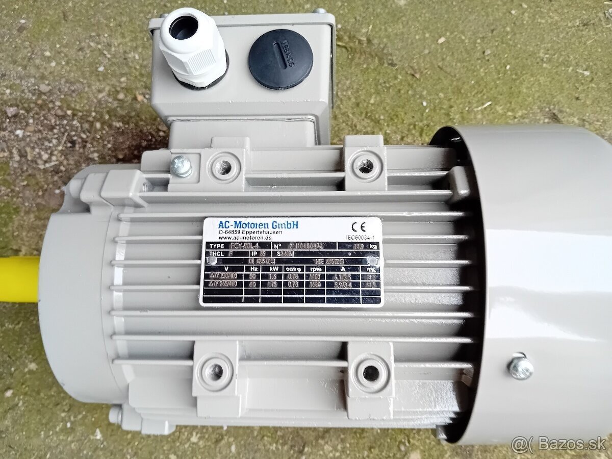 predám nový nepoužitý elektromotor 1,5kw - 5