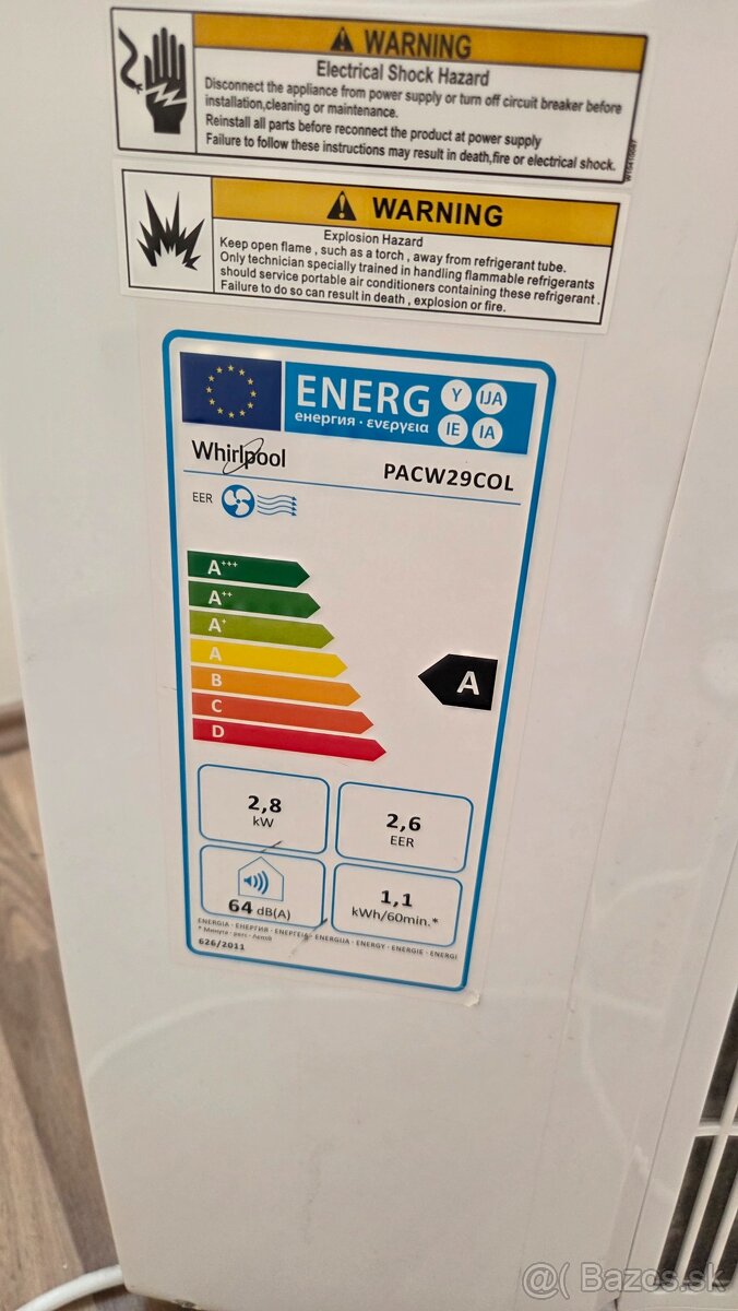 Mobilná klimatizácia Whirlpool - 5