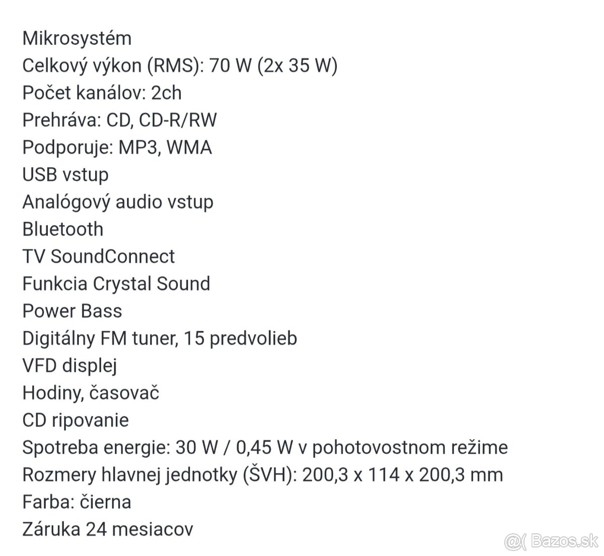 Mikrosystém Samsung - 5