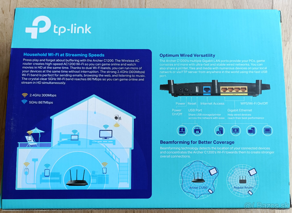 Predam wifi router TP-Link Archer C1200 - 5