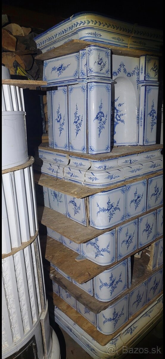 Kachlova pec starozitná - 5