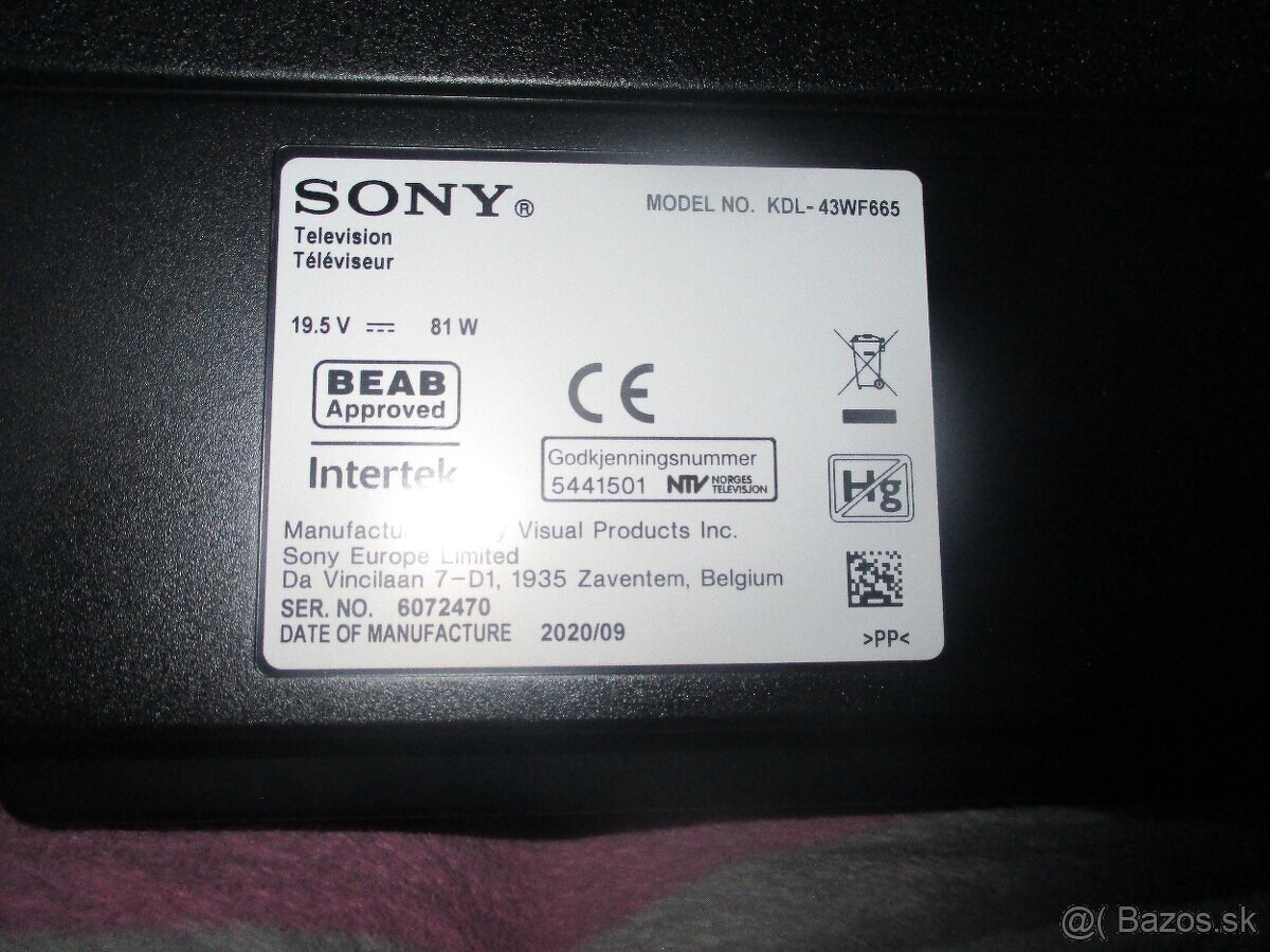 Sony Bravia - 5