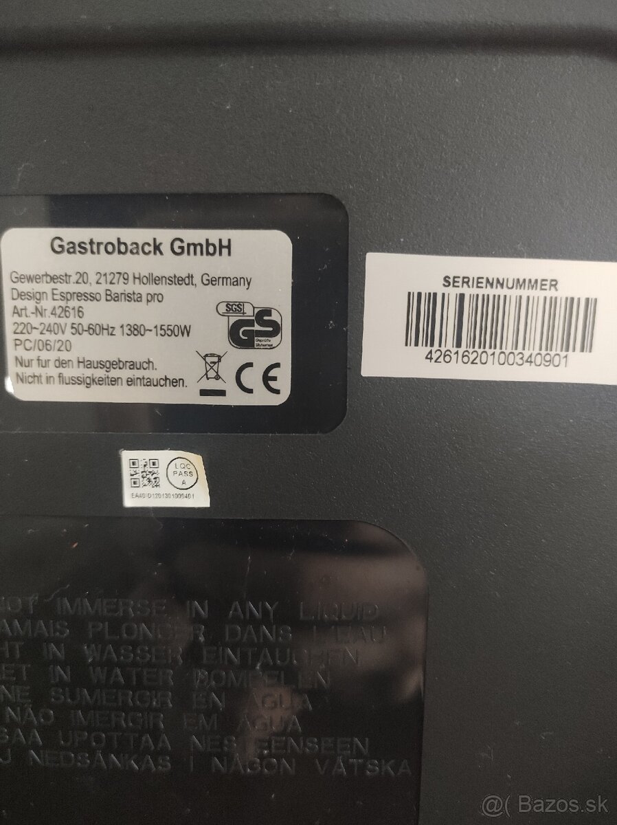 Gastroback Design Espresso Barista Pro - 5