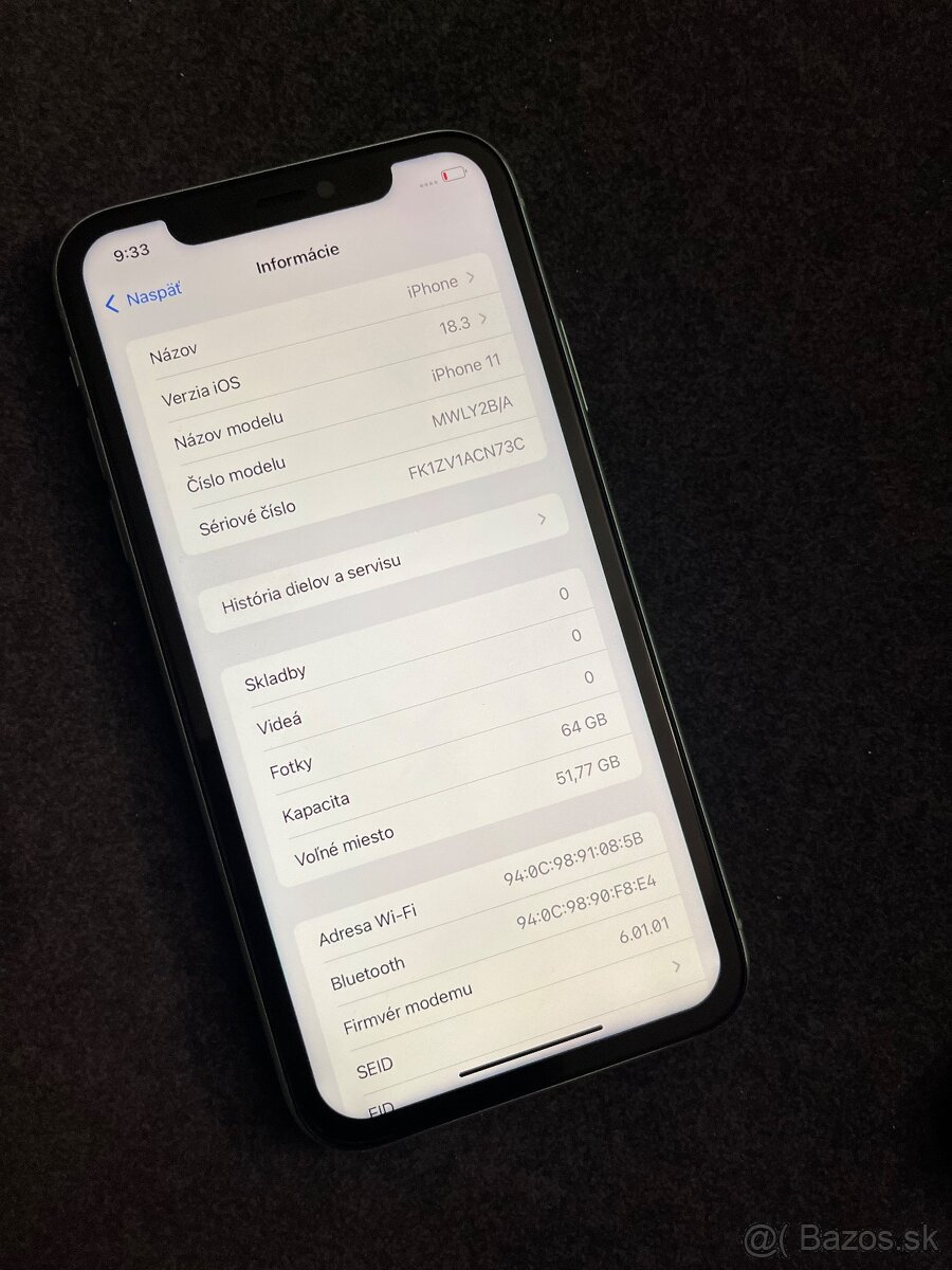 iPhone 11 64GB green - 100% batéria - 5