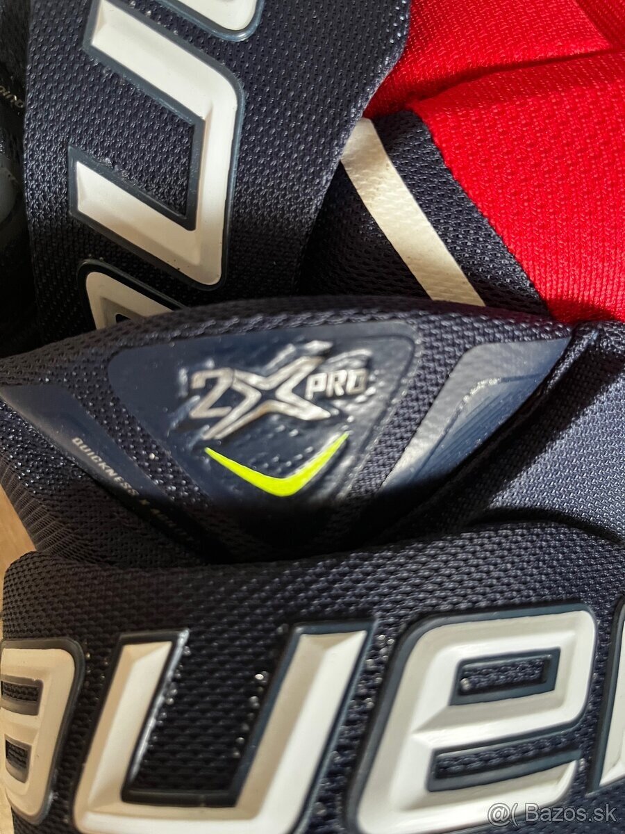 Rukavice BAUER 2X Pro 14" modro/červené - 5