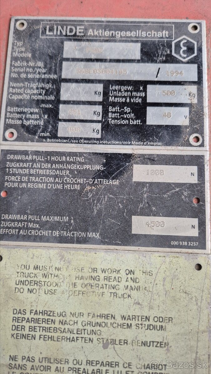 Linde vozík RETRO - 5