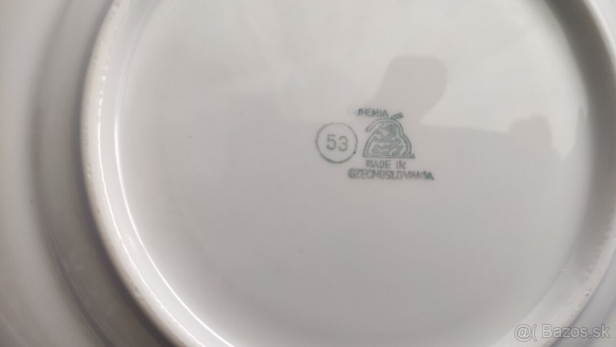 Koláčový set, dezertné taniere Bohemia - 5