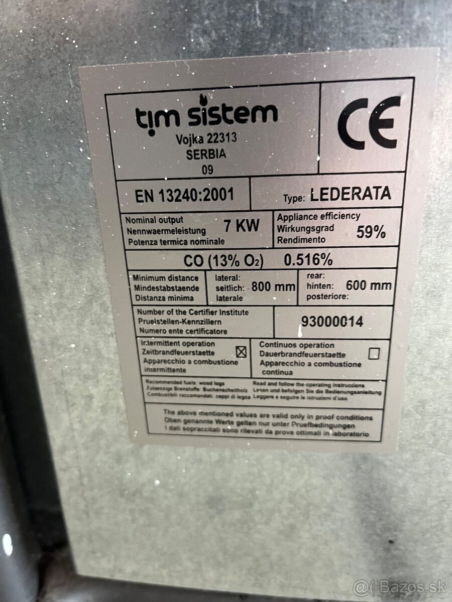Predam kachle 7 kw - 5