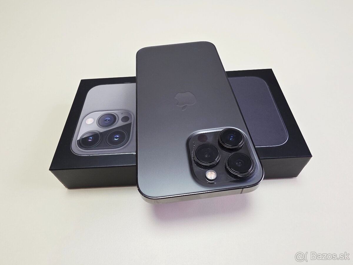 APPLE IPHONE 13 PRO 128GB GRAPHITE,BATERKA 100% TOP STAV - 5