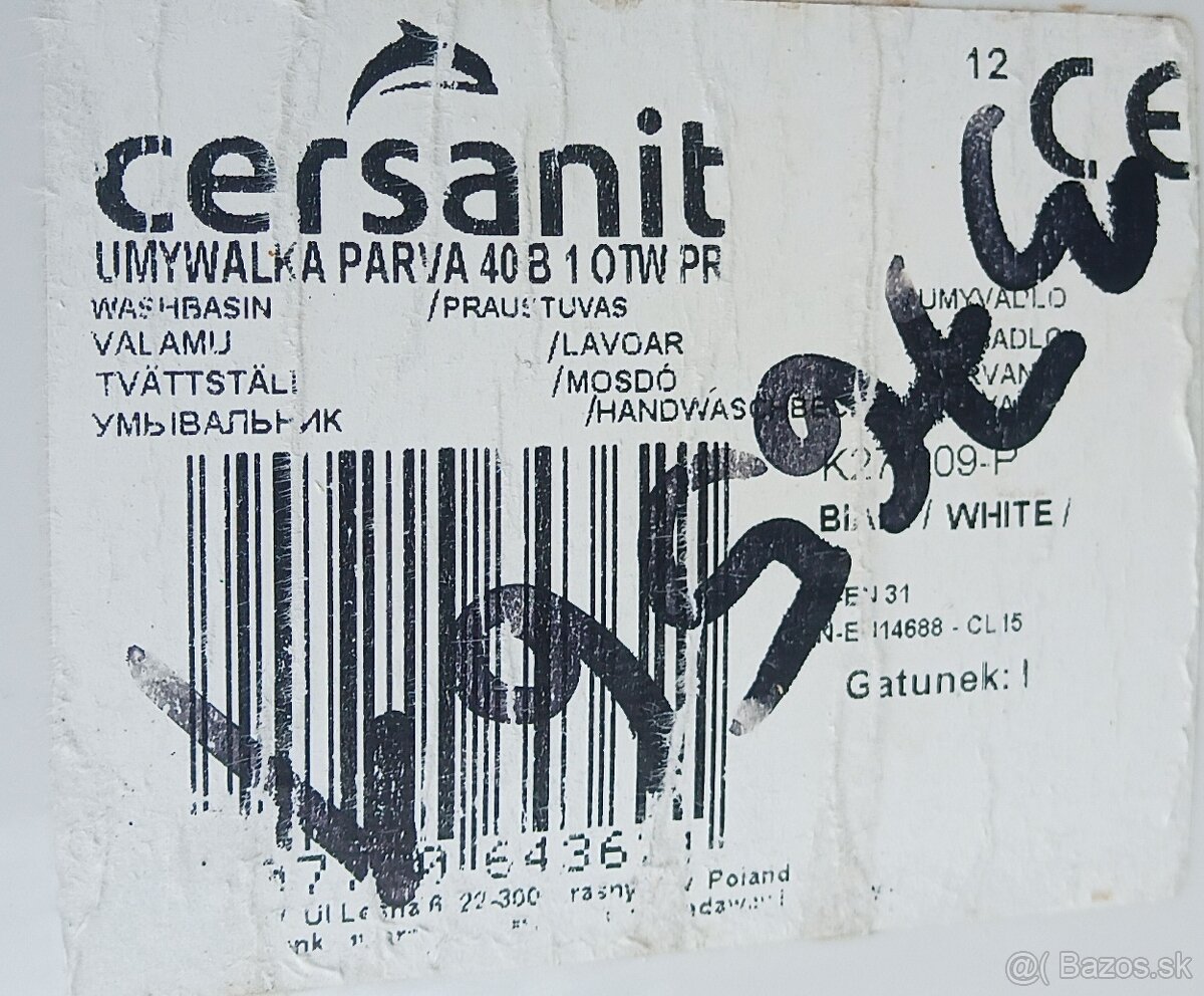 Malé umývadlo Cersanit - Kontakt e-mailom - 5