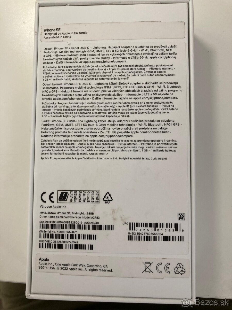 iPhone SE (2022) 128GB – Midnight (Čierna) - 5