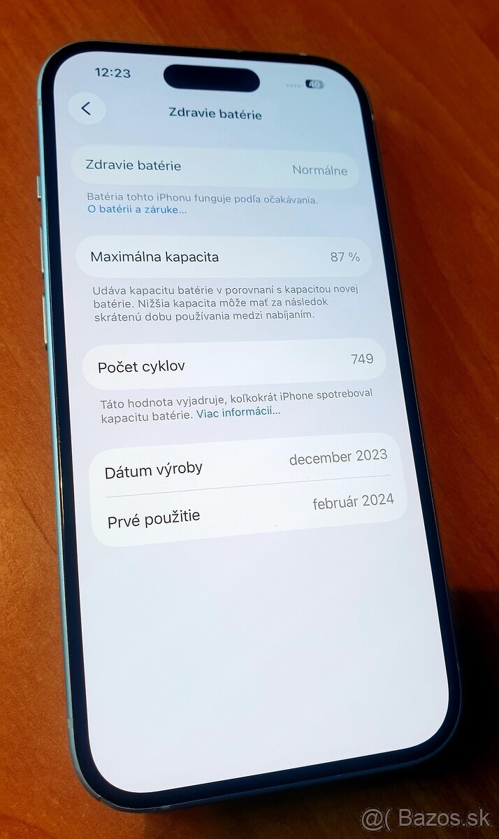 Phone 15 128GB – White Biely - 5