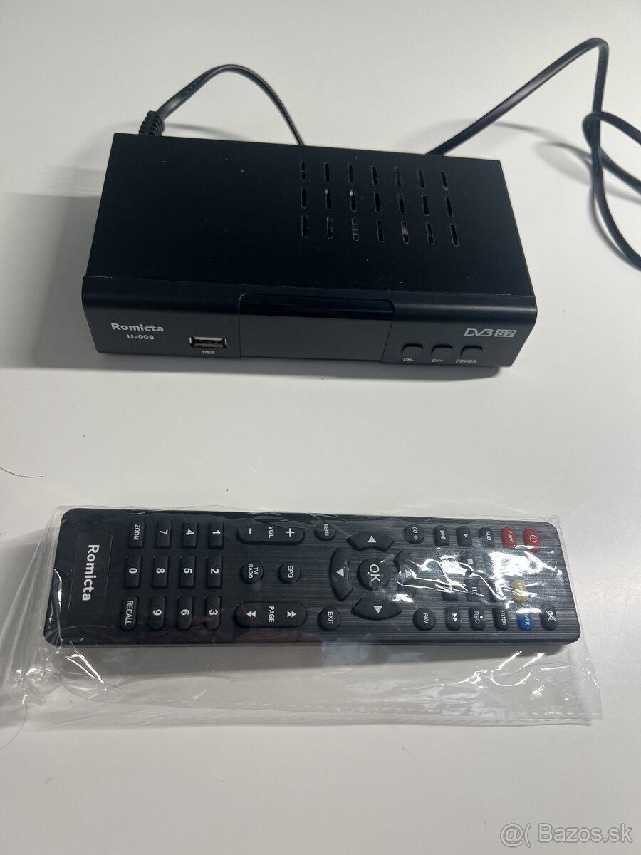 #L0348 Satelitný prijímač Romicta U-008 DVB-S2 - 5