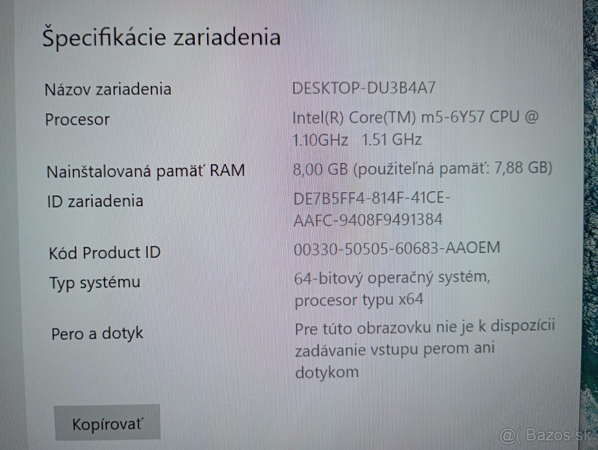 predám notebook HP ELITEBOOK 1030 g1 , bez disku - 5
