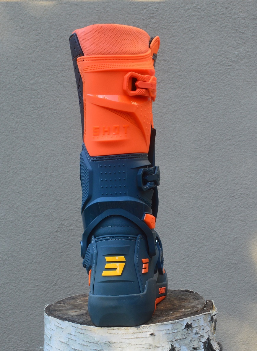 Predám kĺbové čižmy topánky SHOT oranžové - 5