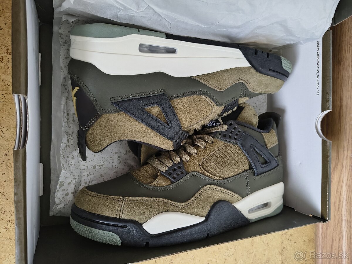 jordan 4 retro se craft medium olive - 5
