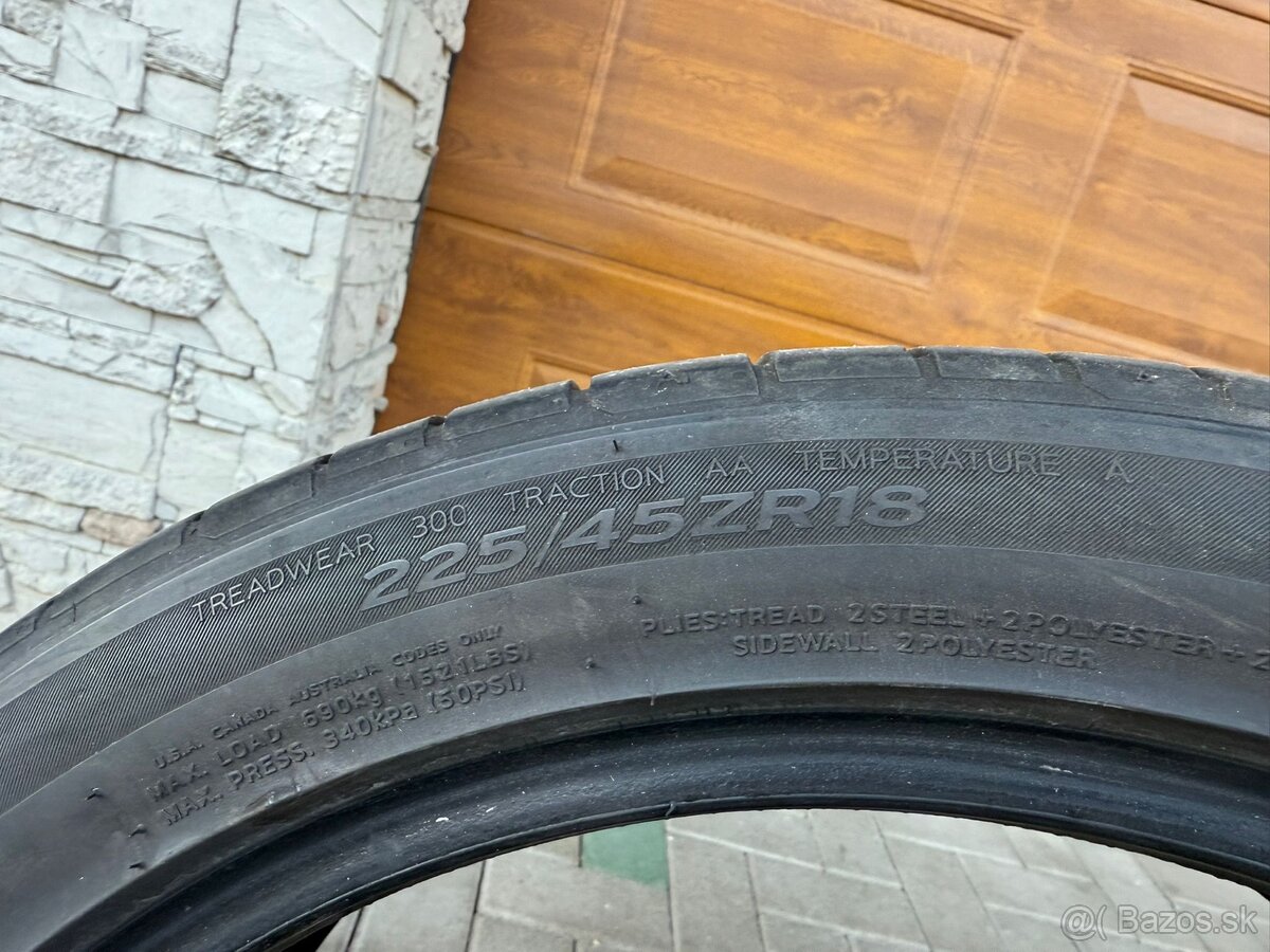 Letne Pneumatiky Hankook 225/45 R18 - 5