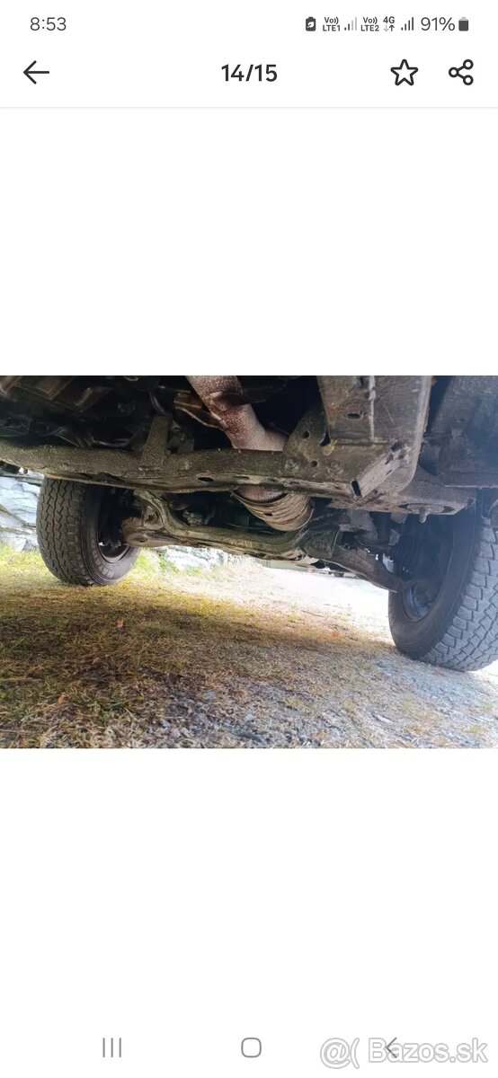 TOYOTA HILUX 2,5 DIESEL 4X4 UZÁVIERKU MA