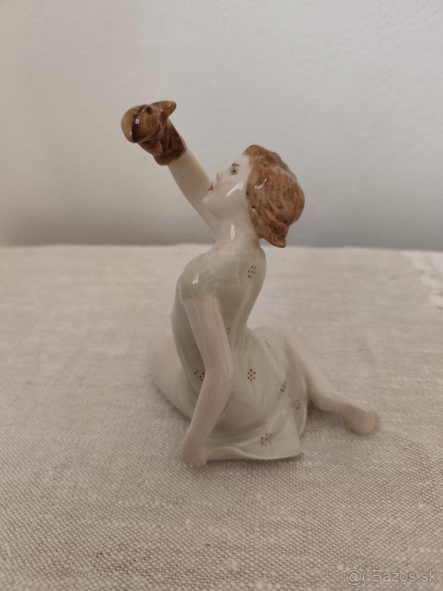 Royal dux dievča porcelánová soška - 5