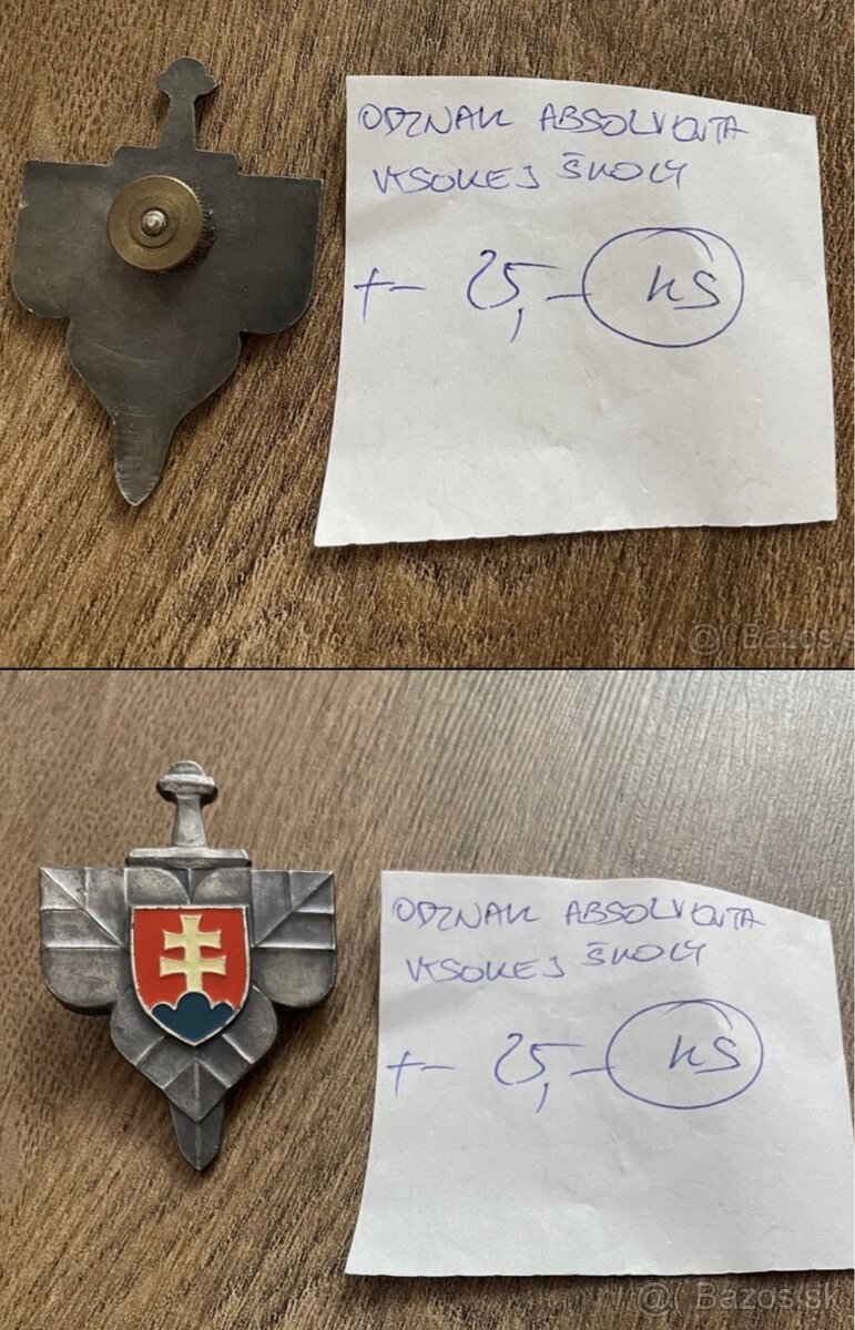 Vojenske Odznaky 1 - 5