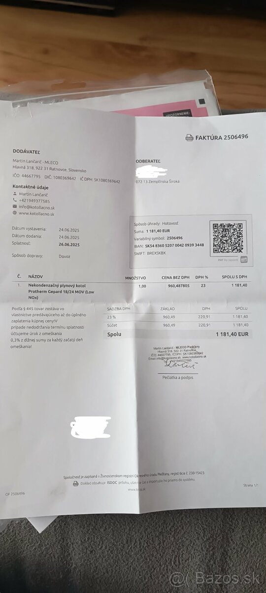 Predám kotol Protherm Gepard - 5