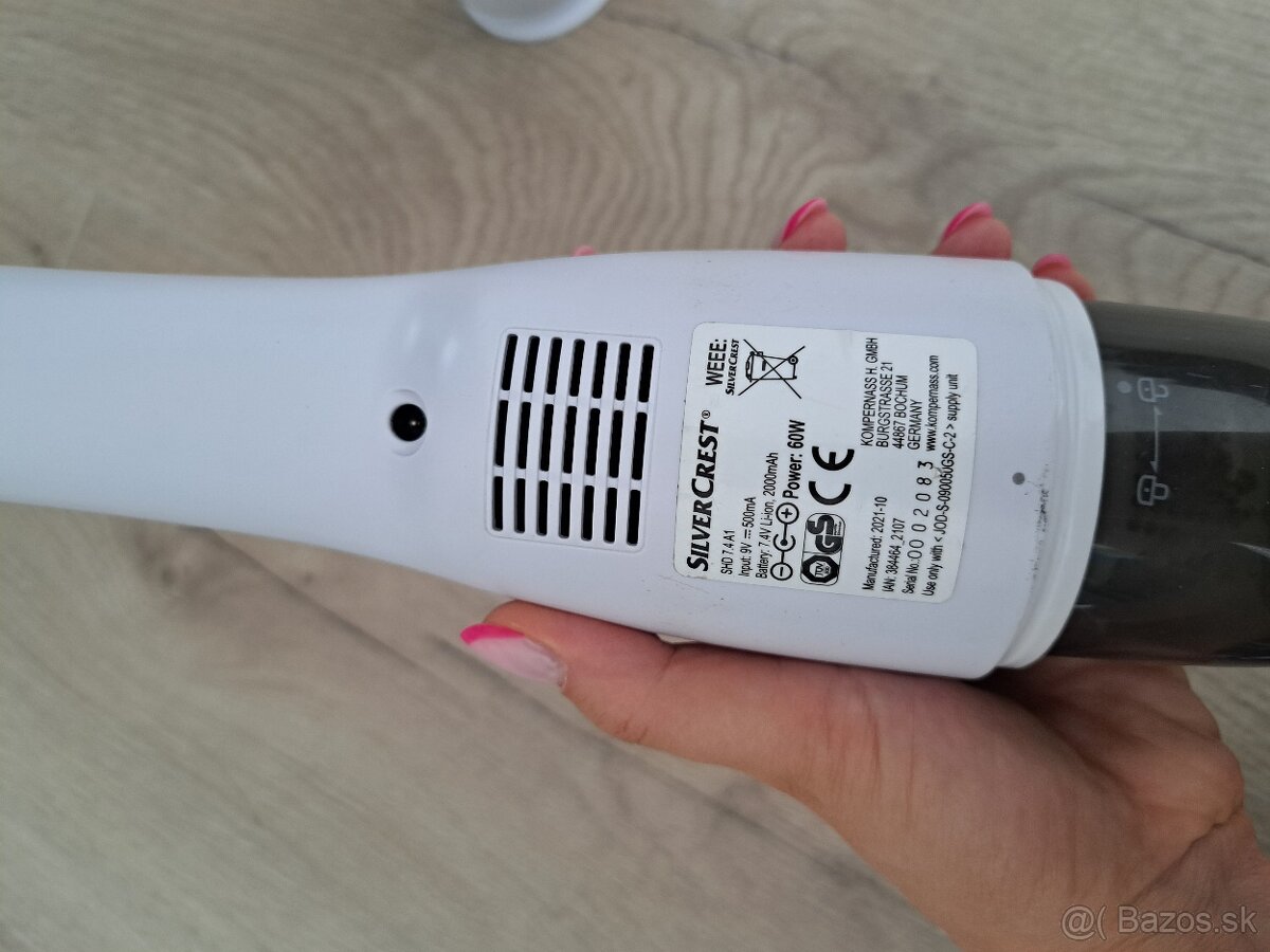 Ručny vysavac silvercrest biely - 5