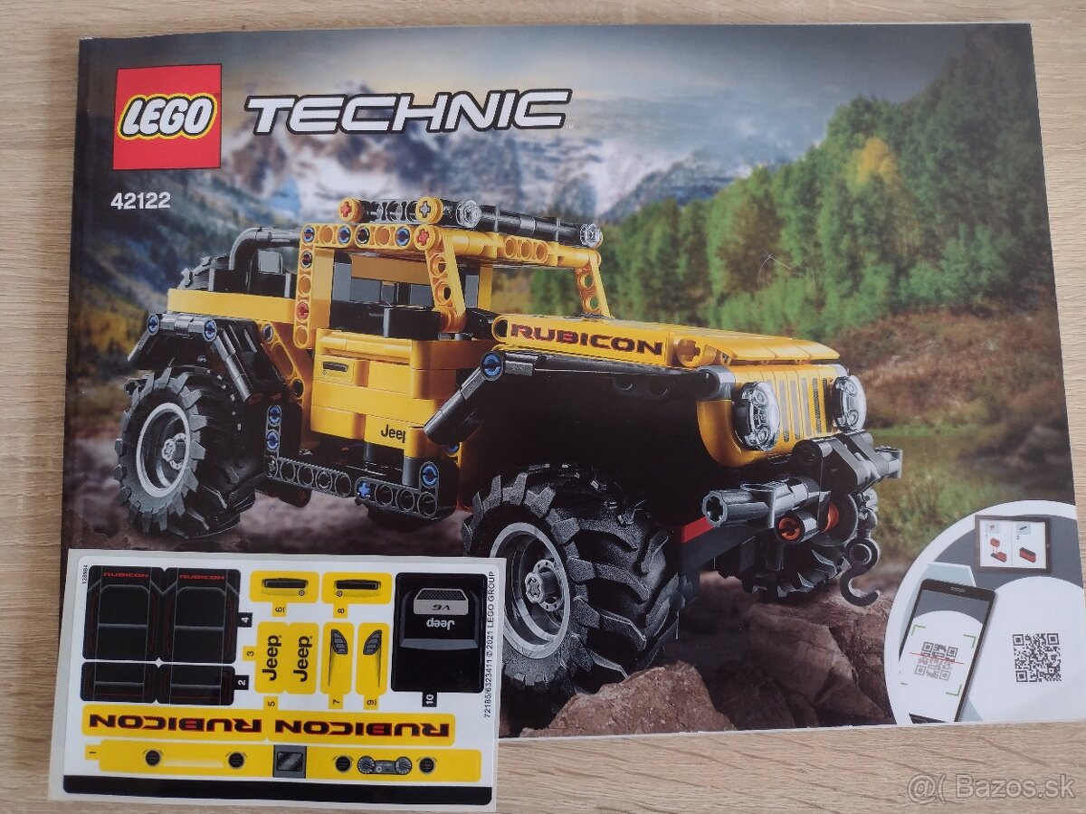 Lego Technic návody a nálepky - 5
