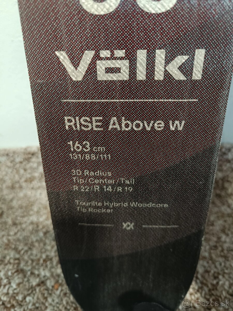 Dámsky Skialp lyže Völkl Rise Above 88 W + TECTON + pásy - 5