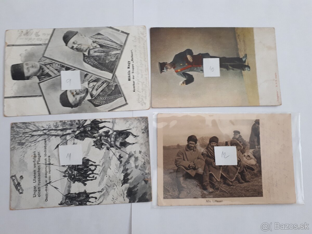 Stare pohladnice vojenske, osobnosti ai. - 5