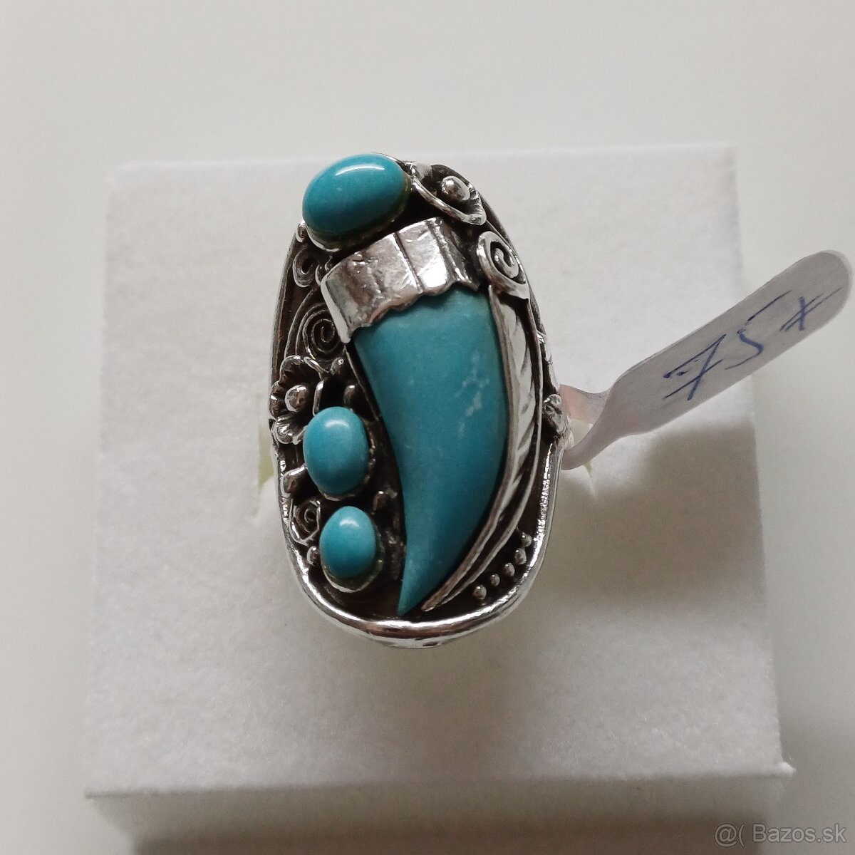 Krasne strieborne prstene s polodrahokamy - 5