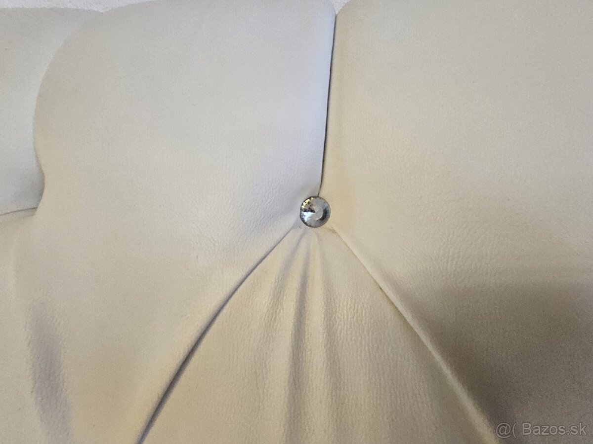 Luxusná manželská posteľ so Swarovski krištáľmi - 5