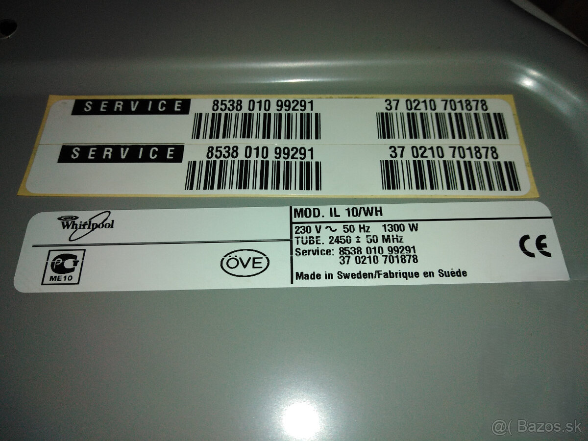 Rohova mikrovlnka Whirlpool IL 10 WH - 5