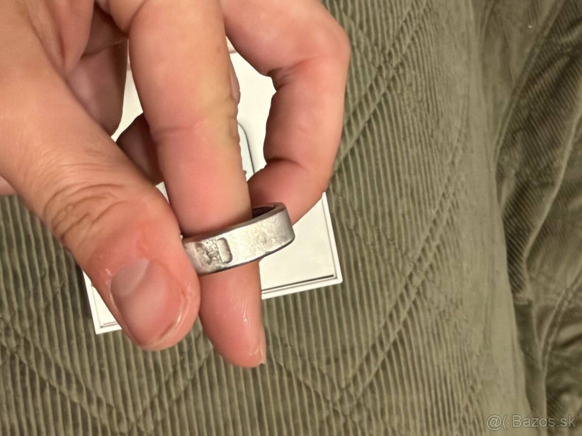 Oura Ring 4 Brushed Silver – veľkosť 9 - 5