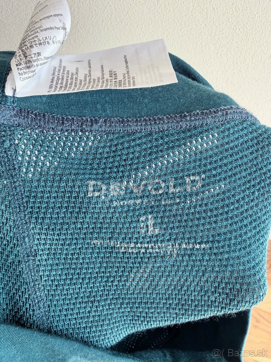 Merino nohavice Devold Wool Mesch 190 Longs Man | vel. L - 5