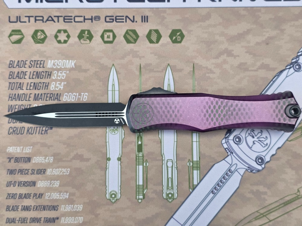 Microtech Hera II Alien Purple X-51 - 5