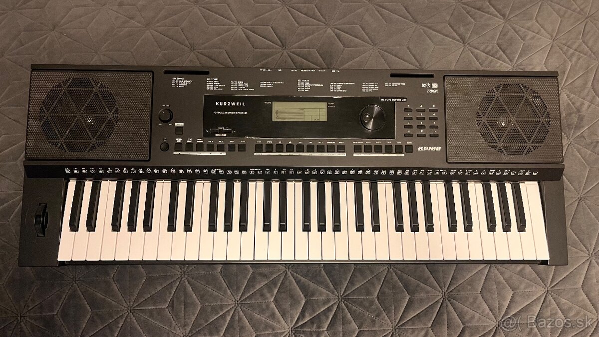 Set - Kurzweil KP100 Keyboard, 61 kláves, 128 polyfónia, púz - 5