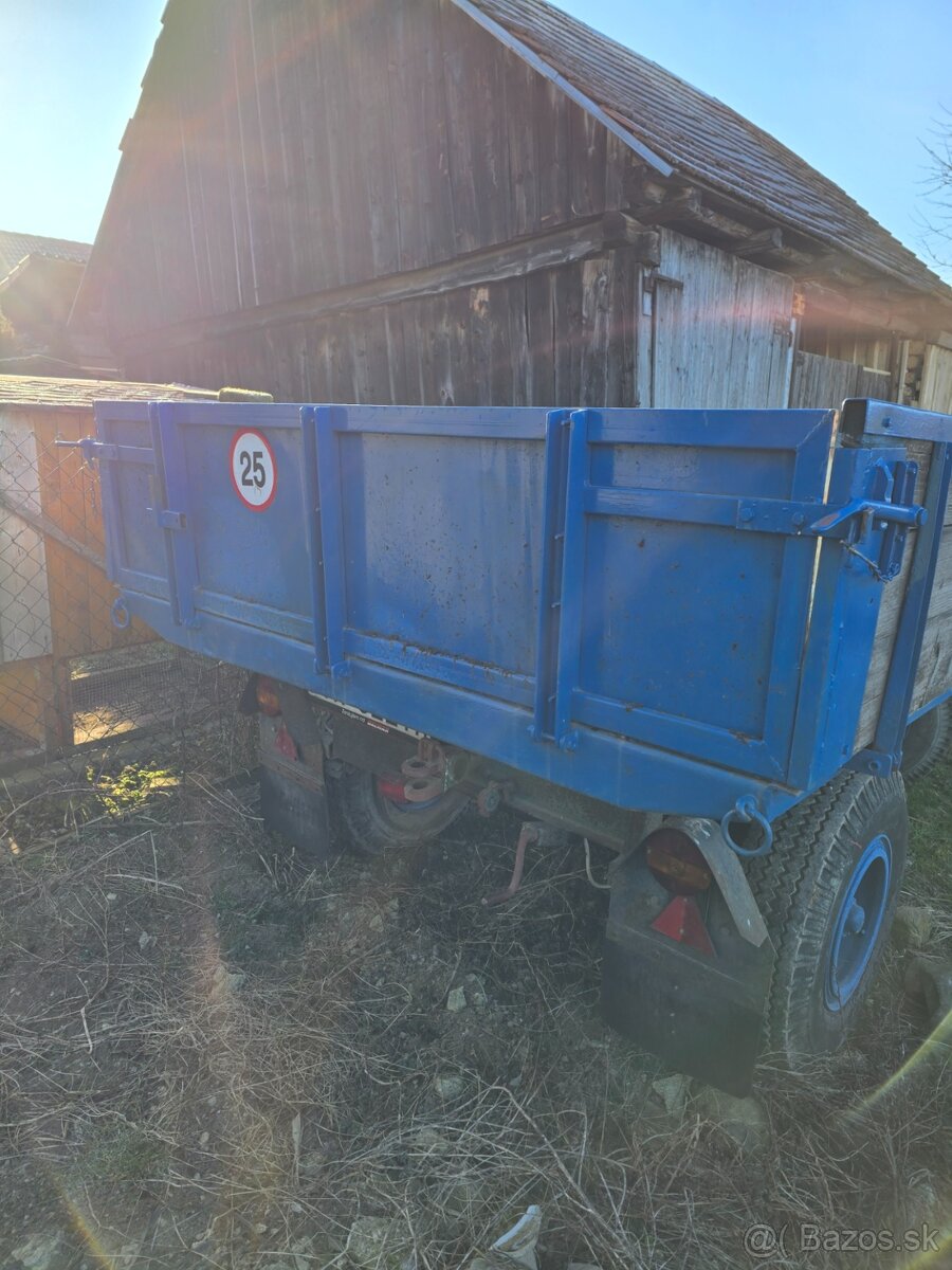 Vlečka 5t za traktor štvorkolesová - 5