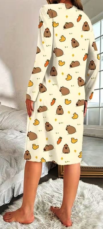 Nočná košeľa Kapybara, v. XL - 5