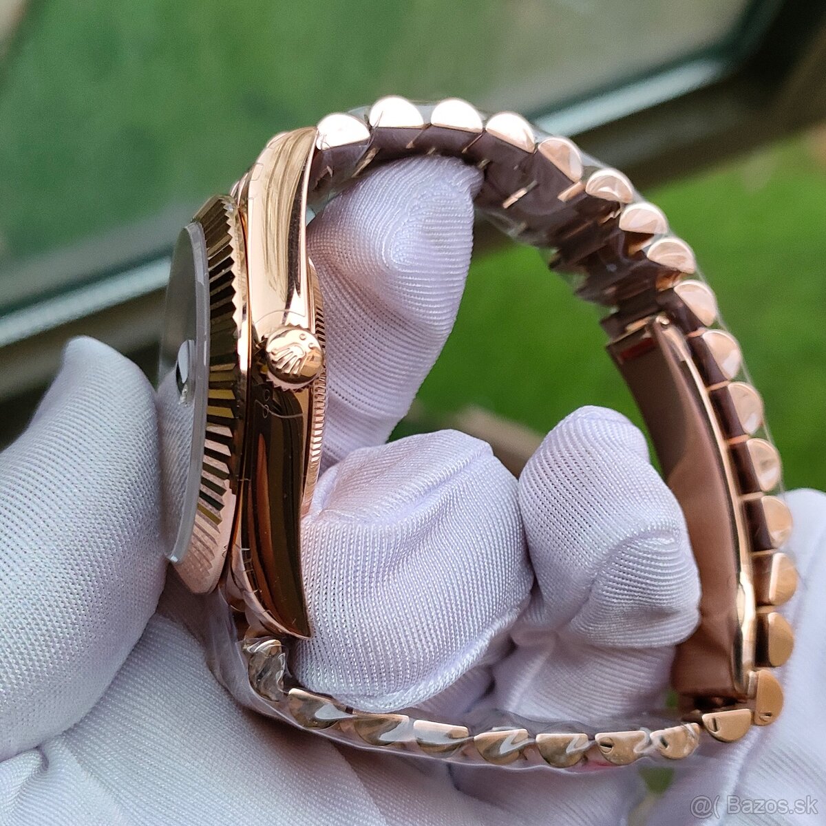 Rolex Day Date Olive Dial - 5