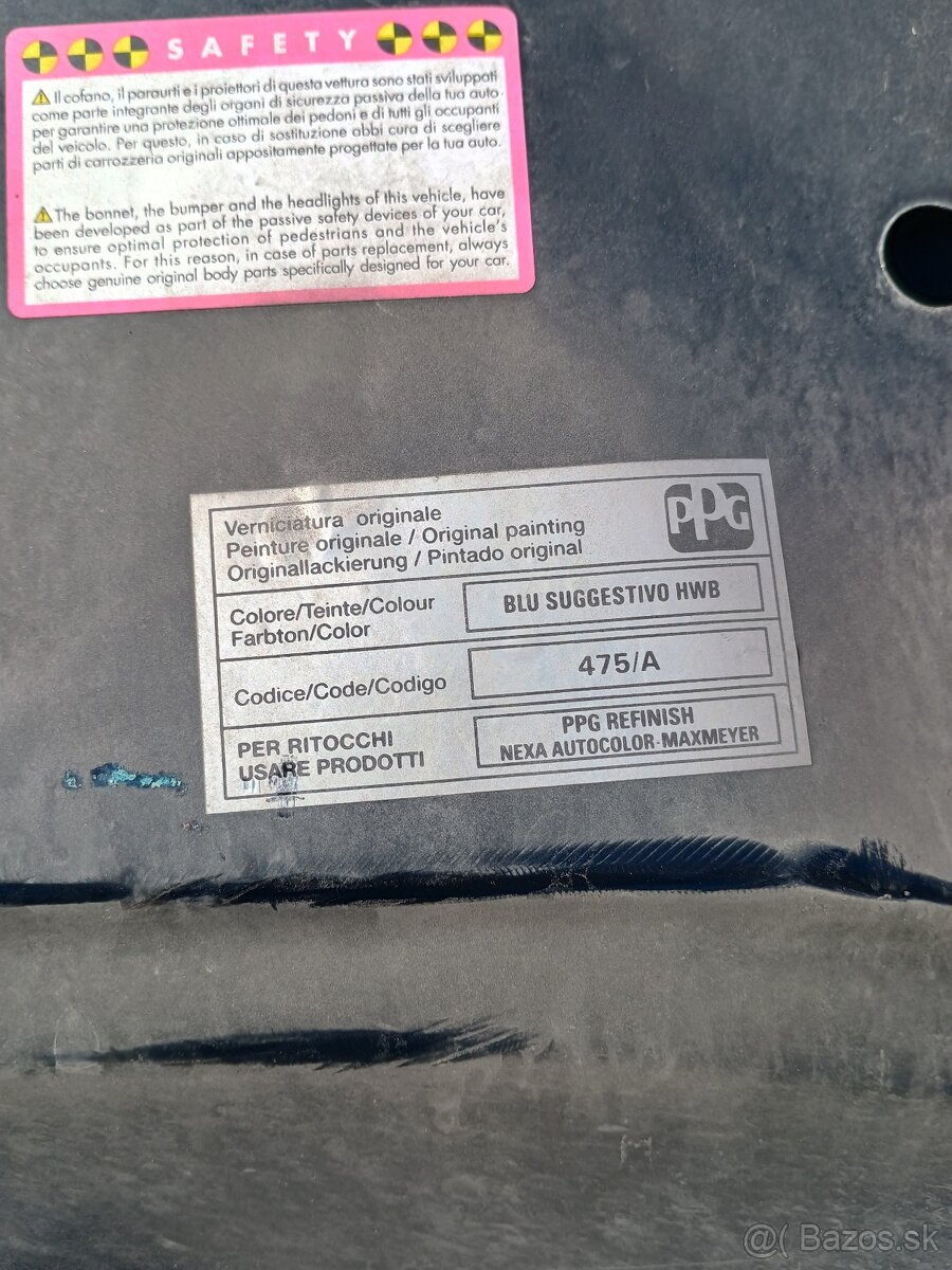 Grande Punto, Evo predná kapota - 5