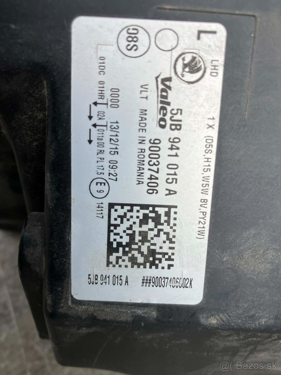 ŠKODA RAPID 2012- ĽAVÝ PREDNÝ XENON - 5