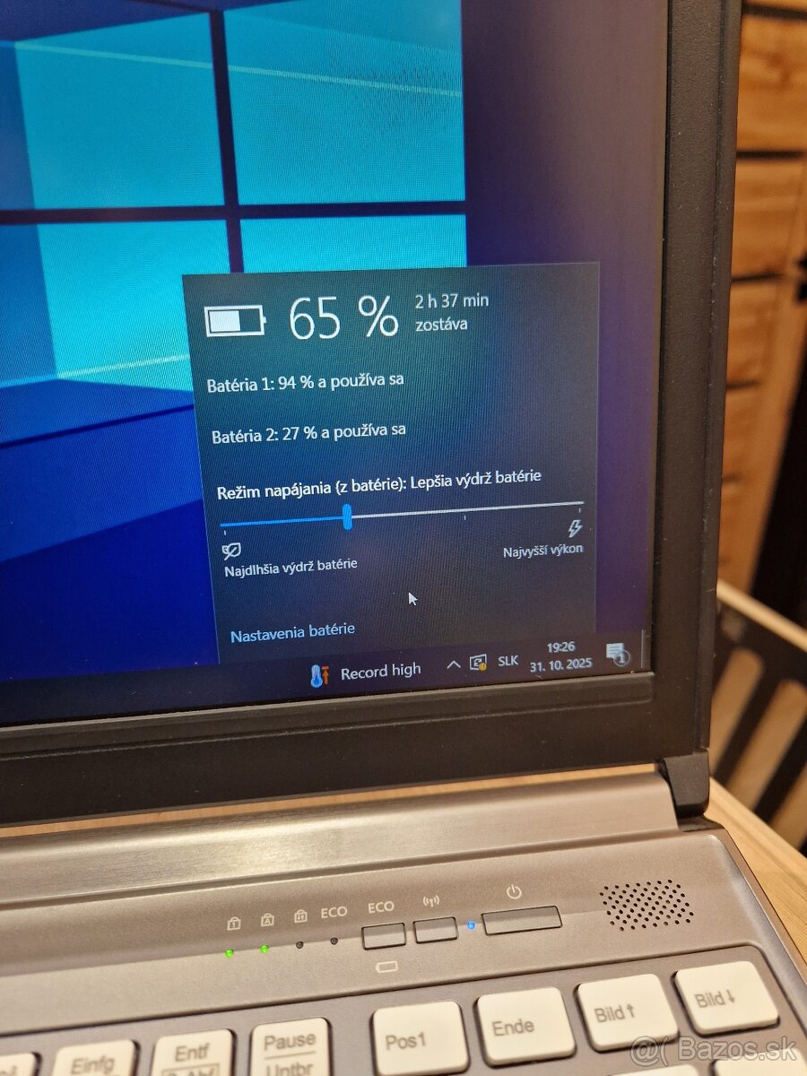 Fujitsu Lifebook E754 notebook i3, 8GB ram, 256GB SSD - 5