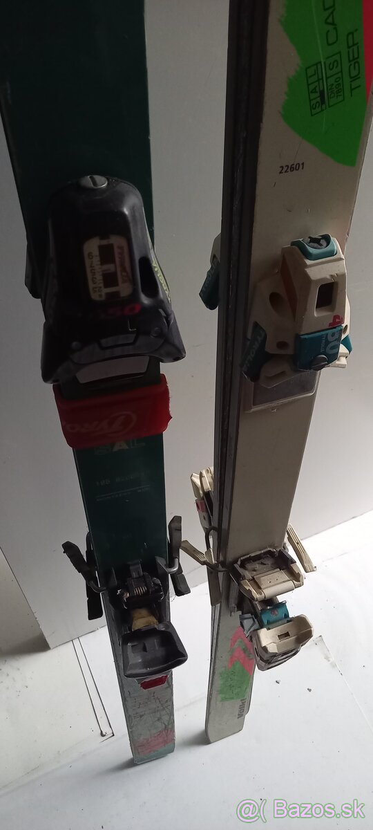 Lyže dva typy+palice - 5