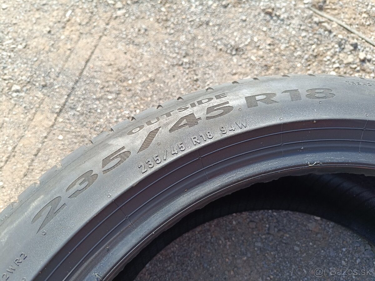 Letné pneumatiky 235/45 R18 Pirelli - 5