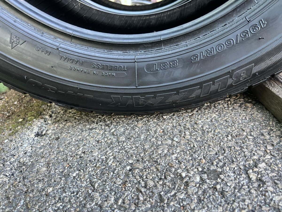 Zimne pneumatiky Bridgestone 195/60R15 - 5